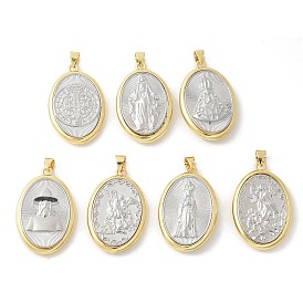 Латунные подвески, овальные, стойки покрытие, без кадмия и без свинца, долговечный