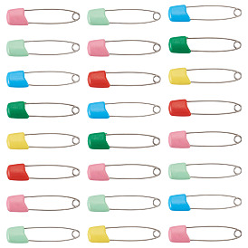 50шт. шт. английских булавок из нержавеющей стали, с головой из АБС-пластика