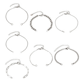 7шт 7 стили из нержавеющей стали для самостоятельного изготовления браслетов