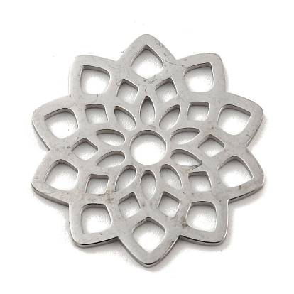 304 из нержавеющей стали многожильных ссылки, подвески в форме цветка, лазерная резка