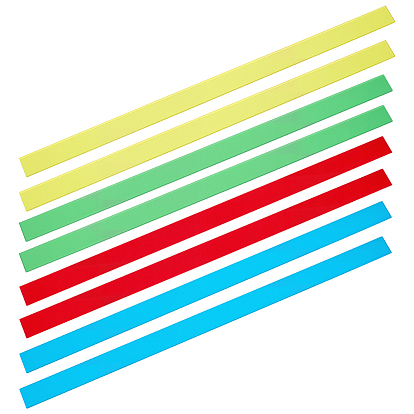 8шт. акриловые толкатели для фишек маджонга, прямоугольные