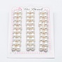 Natural Cultured Freshwater Pearl Beads, Grade 3A, Half Drilled, Rondelle