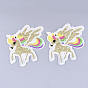 Computerized Embroidery Cloth Iron on/Sew on Patches, with Paillette/Sequins, Glitter Powder, Appliques, Costume Accessories, Unicorn