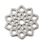 304 из нержавеющей стали многожильных ссылки, подвески в форме цветка, лазерная резка