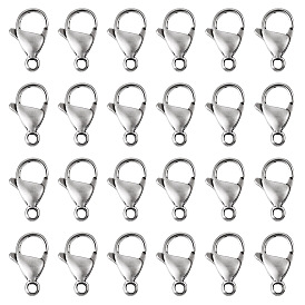 100шт 304 застежки-карабины из нержавеющей стали, застежки на спусковой крючок, ручная полировка