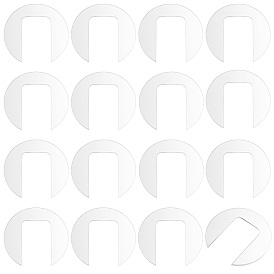 16шт. акриловая пустая насадка на стакан, съемная вставка для каменщика, 3d основание крышки стакана, диск для льда и фруктов