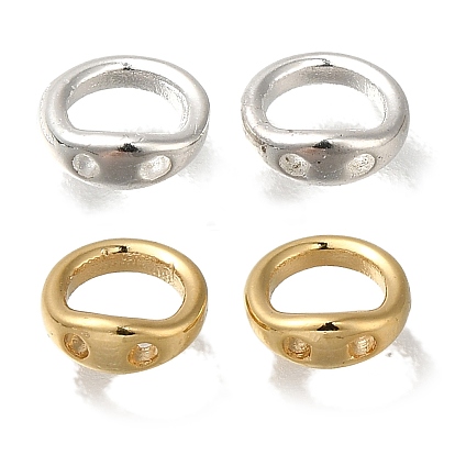 Латунные кольца-шармы-соединители, браслет ожерелье конец петля провод протектор, без кадмия и без свинца