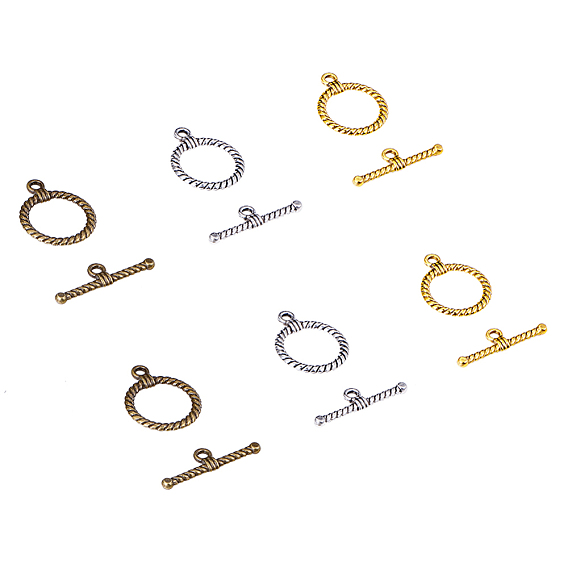 Tibetan Silver Toggle Clasps