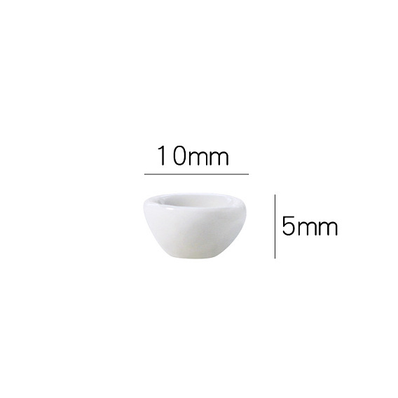 Мини фарфоровые миски, для аксессуаров для кукольного домика, притворяясь опорными украшениями