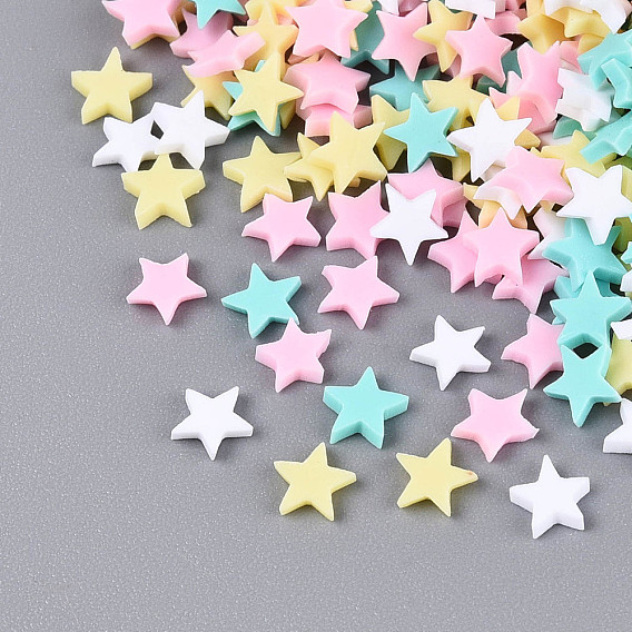 Ручной полимерной глины кабошонов, звезда