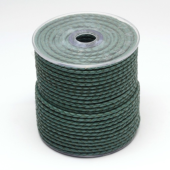 Плетеный кожаный шнур, кожаный шнур ювелирных изделий, ювелирные изделия DIY делает материал