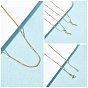 Unicraftale DIY Necklace Making Kits, with 304 Stainless Steel Snake Chain Necklaces & Horn of Plenty, Italian Horn Cornicello Pendants, Lobster Claw Clasps & Open Jump Rings