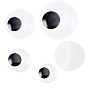 Black & White Wiggle Googly Eyes Cabochons, DIY Scrapbooking Crafts Toy Accessories