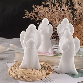DIY Angel Figurine Statue Silicone Molds, Portrait Sculpture Resin Casting Molds, for UV Resin, Epoxy Resin Craft Making
