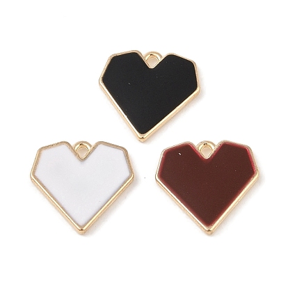 Подвески из эмали и сплава, золотой свет, шарма сердца