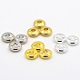 Brass Beads, Rondelle, 6x2mm, Hole: 2mm