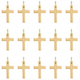 30 латунные подвески шт., долговечный, крестик, с целью перехода в кольце