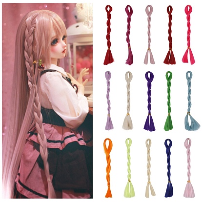 Волосы парика куклы волокна высокой температуры, для девочек своими руками bjd makings аксессуары