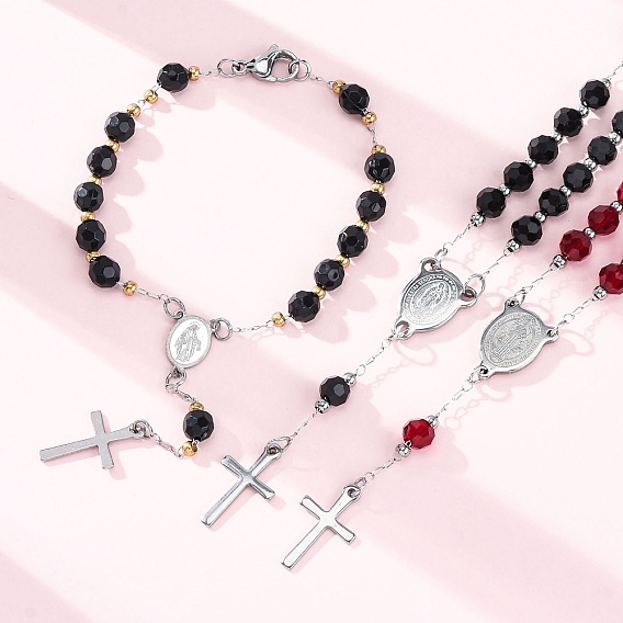 304 из нержавеющей стали ссылку цепи браслеты, с 201 результатов из нержавеющей стали и стеклянные бусы