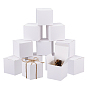 100Pcs Cardboard Paper Packaging Boxes, Square