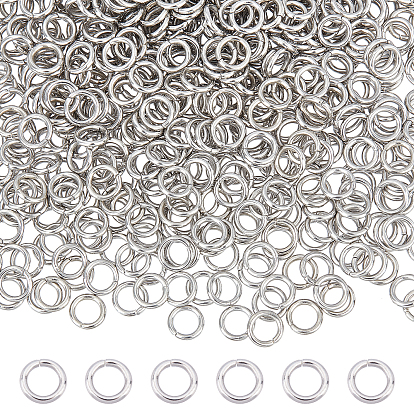 1000Pcs 304 Stainless Steel Open Jump Rings