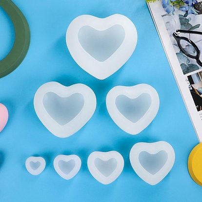 3D Heart DIY Soap Silicone Molds, for Handmade Soap Making