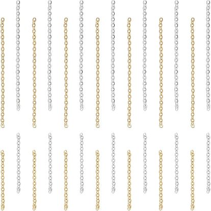 120 шт 4 стиль 304 цепи из нержавеющей стали, несварные