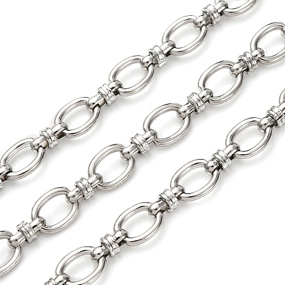 304 цепи овальные из нержавеющей стали, несварные