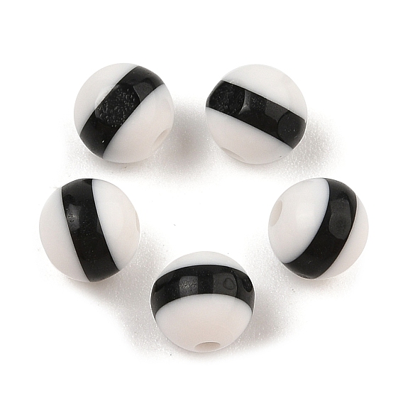 Непрозрачные кабошоны из смолы, плоско-круглые