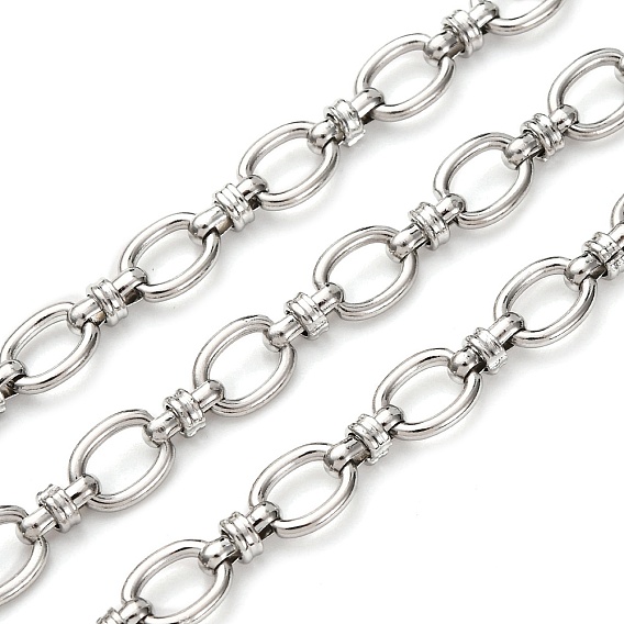 304 цепи овальные из нержавеющей стали, несварные