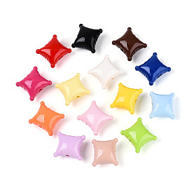 Непрозрачные акриловые бусины, подушка