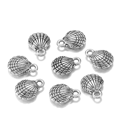 Zinc Alloy Small Shell Pendants