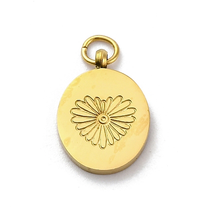 304 прелести нержавеющей стали, с целью перехода в кольце, овал с подвеской в виде сердца, ионное покрытие (ip)