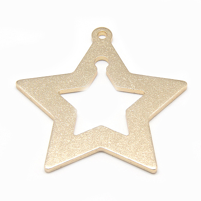 Алюминиевые большие кулоны, звезда