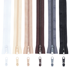 Nylon Zipper, with Alloy Zipper Puller, For Pillowslip and Quilt Cover Zipper