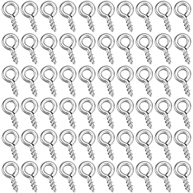 600шт 304 шпильки с проушиной из нержавеющей стали, за половину пробурено бисера