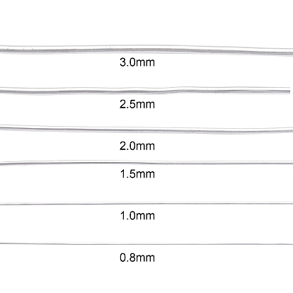 Aluminum Wire, Bendable Metal Craft Wire, Flexible Craft Wire, for Beading Jewelry Doll Craft Making