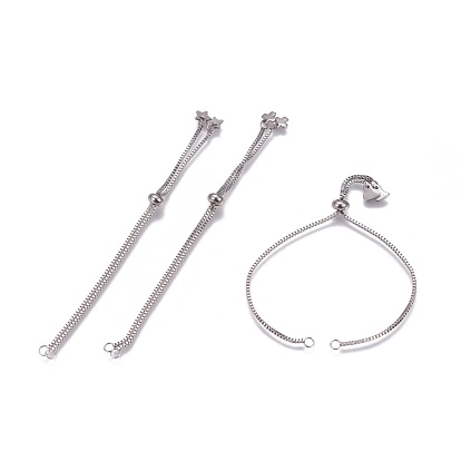 Edelstahl Slider Armband machen, mit Box-Ketten, Mischformen