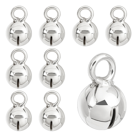 8 шт. 925 подвески-колокольчики из стерлингового серебра