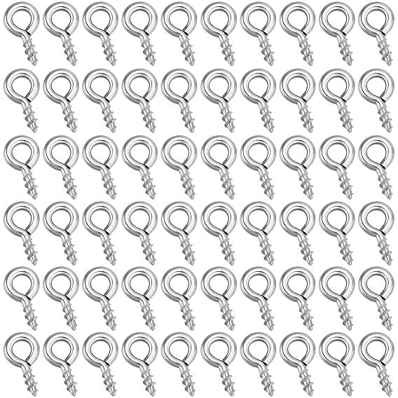 600шт 304 шпильки с проушиной из нержавеющей стали, за половину пробурено бисера