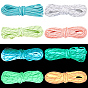 20m 4 Cordon en polyester lumineux phosphorescent, ronde