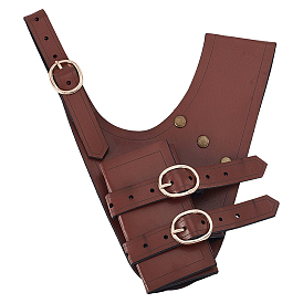 Регулируемые ножны для меча из искусственной кожи, со сплавочной фурнитурой, аксессуары для ретро средневекового костюма