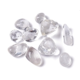 Perles de cristal de quartz naturel, pierre tombée, pierres de guérison pour l'équilibrage des chakras, cristal thérapie, gemmes de remplissage de vase, pas de trous / non percés, nuggets