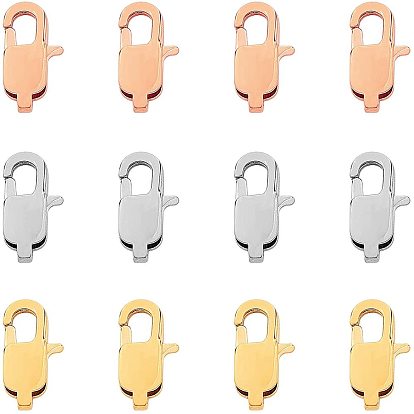 Ion Plating(IP) 304 Stainless Steel Lobster Claw Clasps