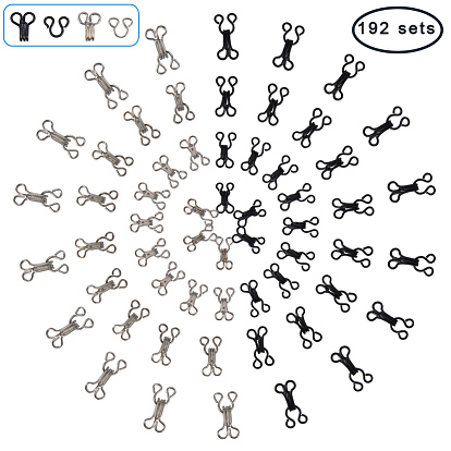 Iron Hook and Eye Fasteners, Dress Bra Collar Hook