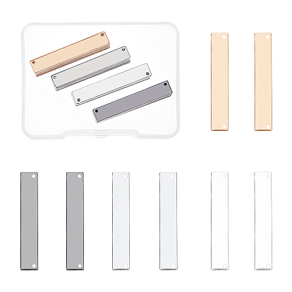 Brass Links, Stamping Blank Tag, Rectangle