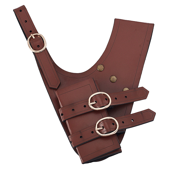 Регулируемые ножны для меча из искусственной кожи, со сплавочной фурнитурой, аксессуары для ретро средневекового костюма