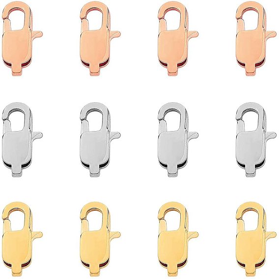 Ion Plating(IP) 304 Stainless Steel Lobster Claw Clasps