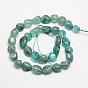 Natural Apatite Bead Strands, Tumbled Stone, Nuggets, 6~12x6~13mm, Hole: 1mm, about 15.74 inch
