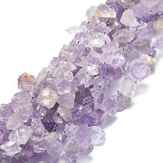 Необработанные грубые нити натурального аметиста, чип
